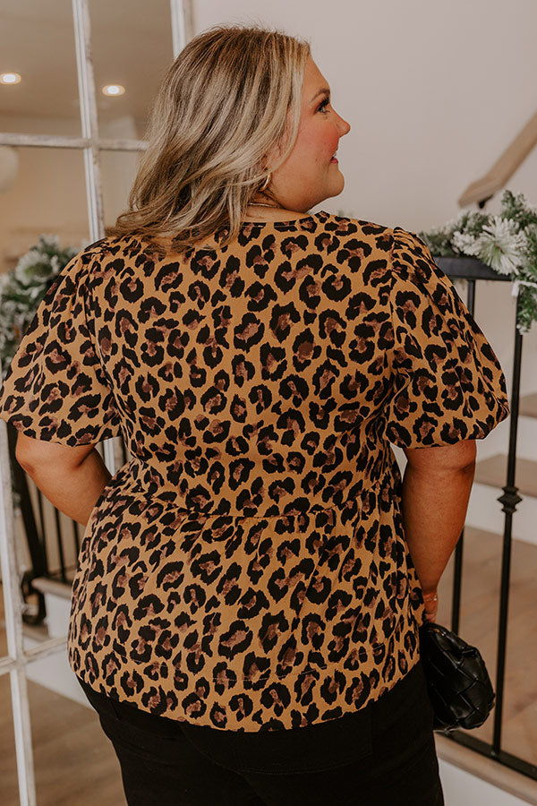 Ultimate Leopard Love Shift Top - Curves Edition