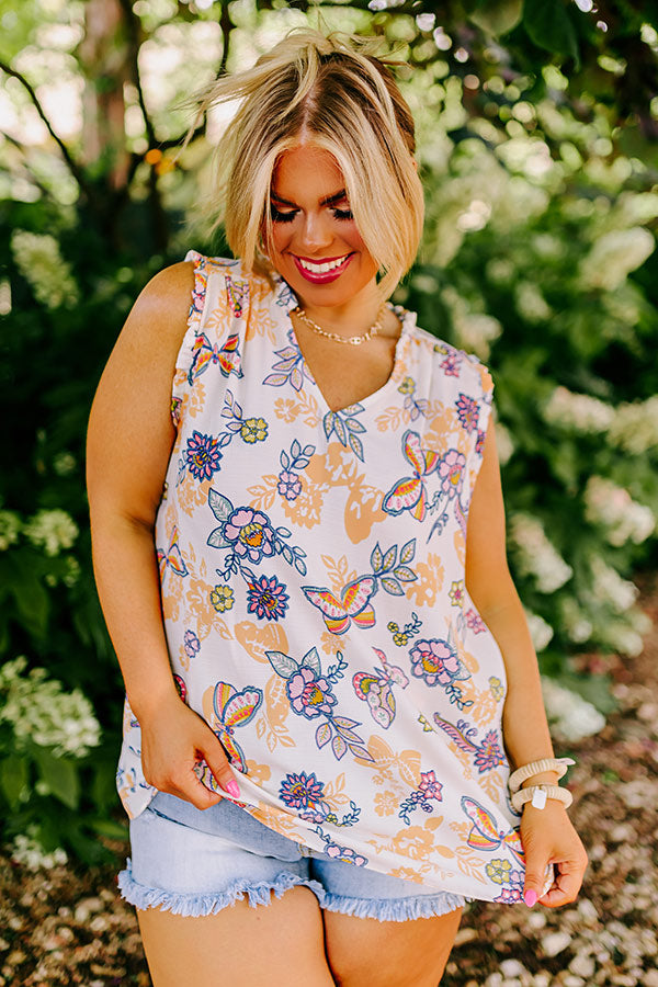 Premium Flourish Shift Top - Effortless Summer Style