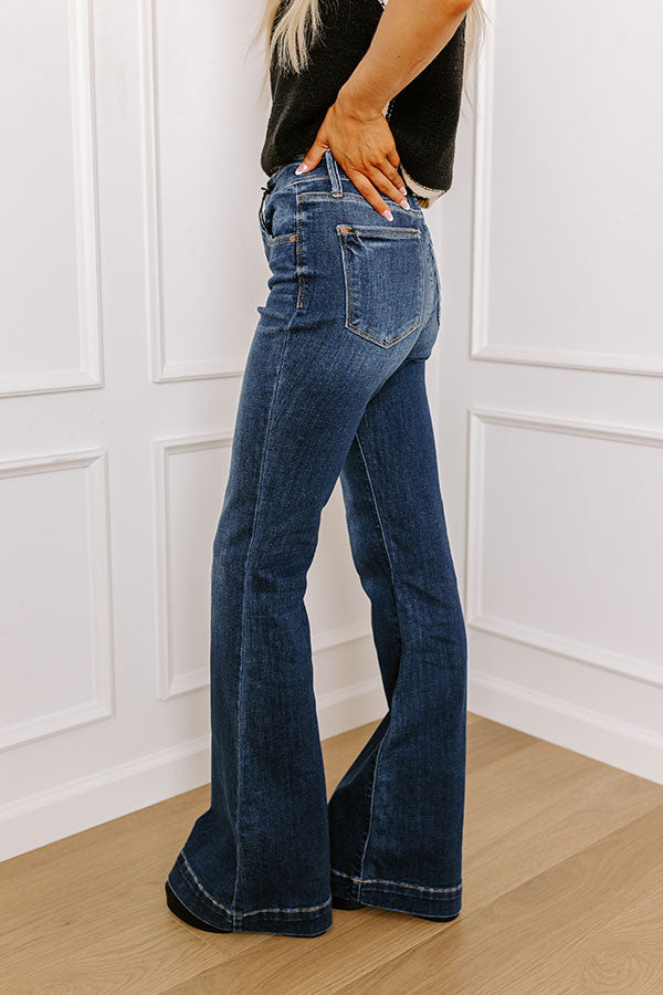 JUDY BLUE Premium Ryleigh High Waist Flare Jeans