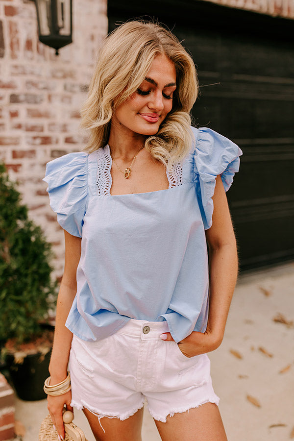 Premium Periwinkle Shift Top - Ultimate Summer Style