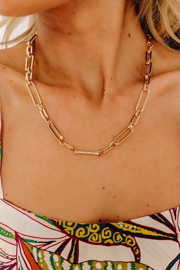 Premium Stay Connected Link Necklace - Ultimate Style Upgrade