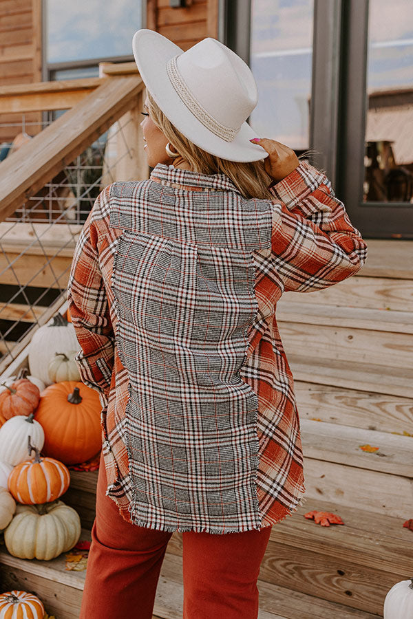 Premium Fall Sunset Flannel Tunic - Ultimate Comfort & Style