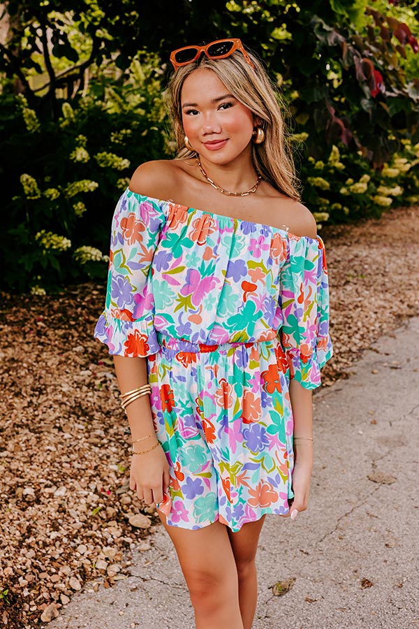 Premium Paradise Floral Romper - Ultimate Summer Style