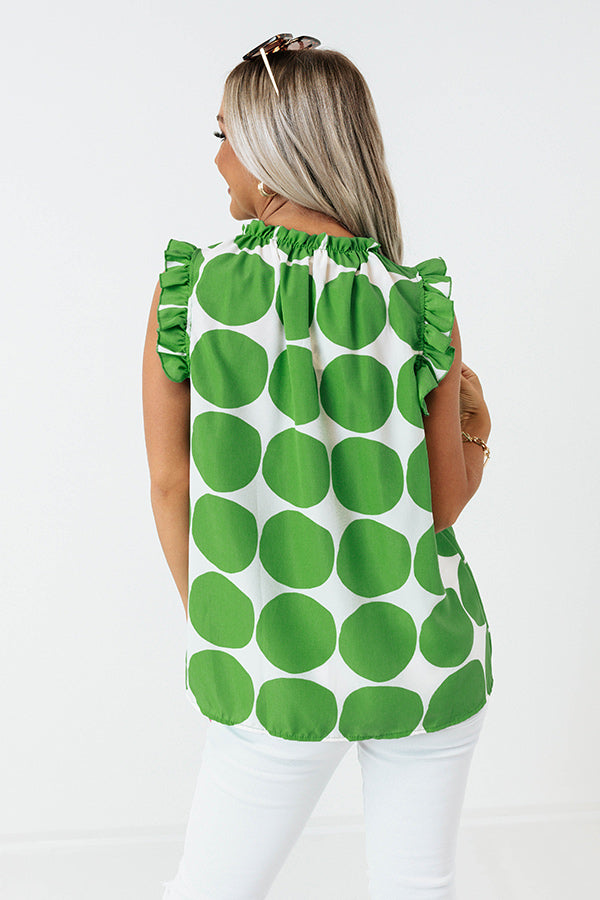 Ultimate Brunch & Go Shift Top in Premium Kelly Green