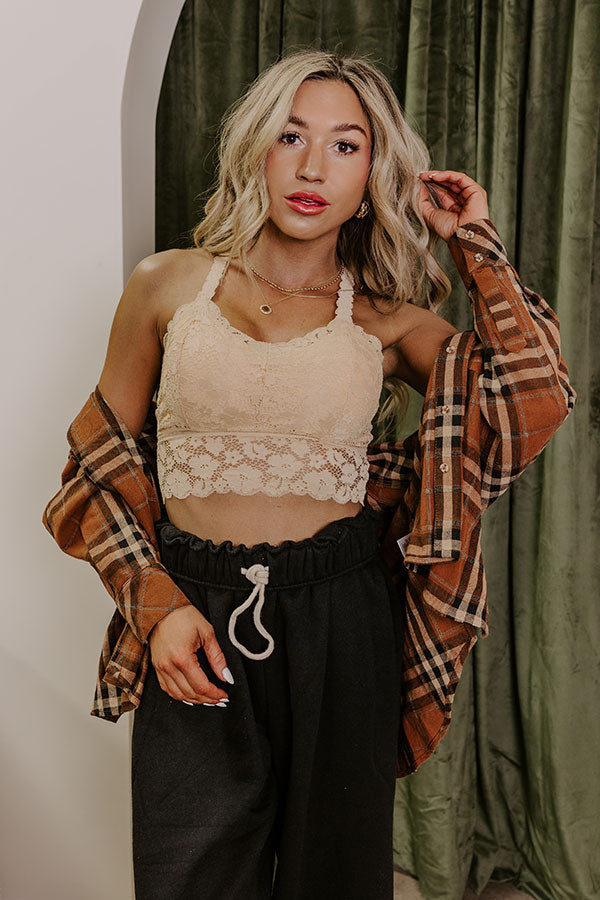 Premium Juliette Racerback Lace Bralette - Ultimate Comfort & Style