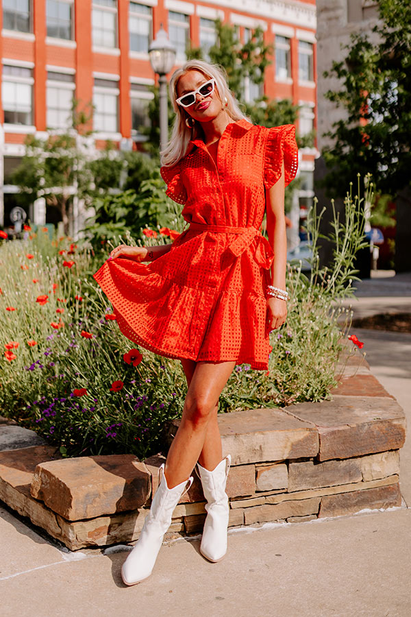 Premium Gingham Red Dress - Ultimate Wardrobe Essential