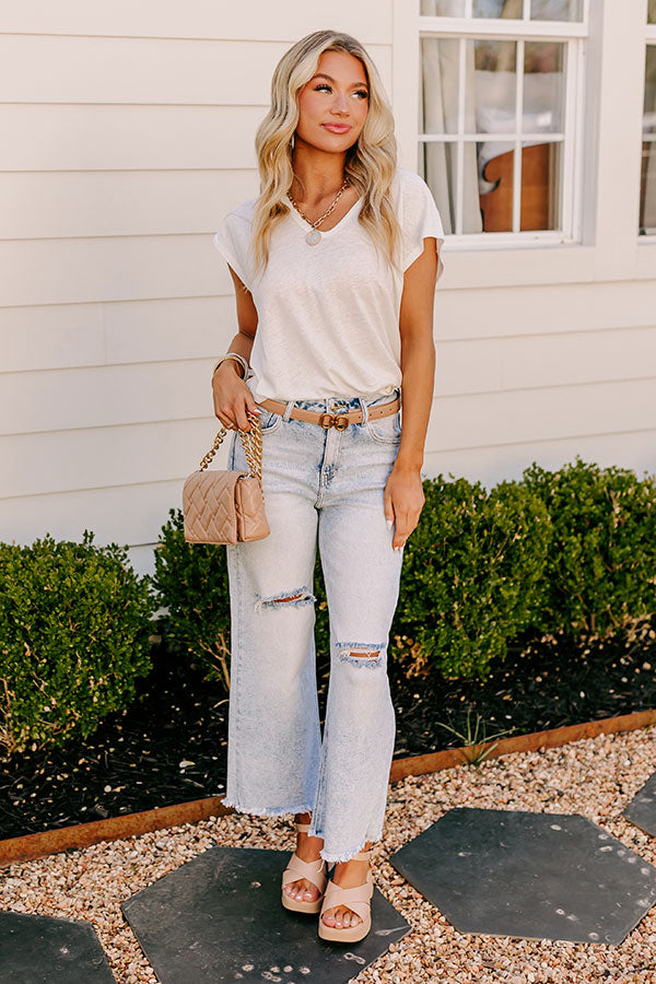 Premium Linen-Blend Shift Top - Ultimate Summer Essential in Ivory