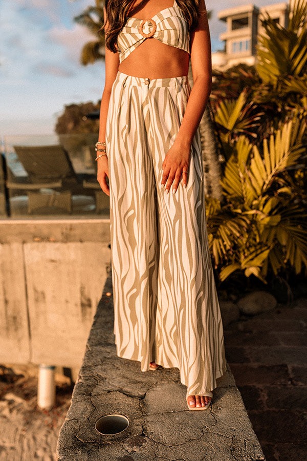 Premium Fly Me To Fiji High Waist Pants - Ultimate Summer Style