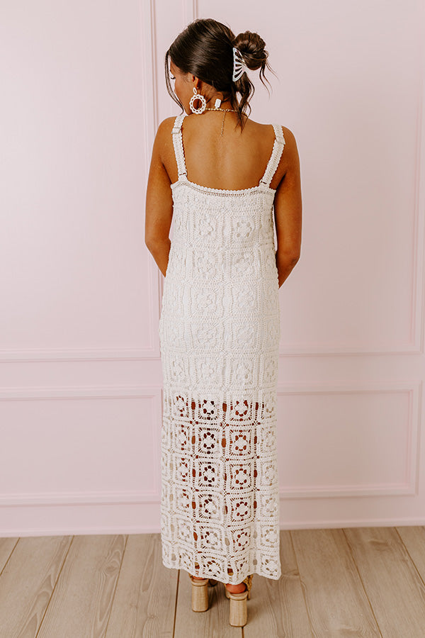 Ultimate Boho Chic Crochet Maxi Dress