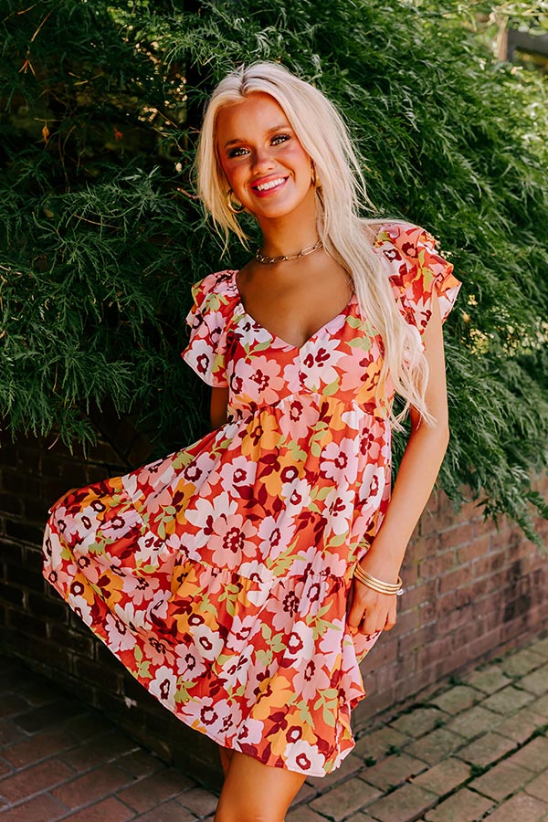 Premium Sweet Anticipation Floral Babydoll Dress