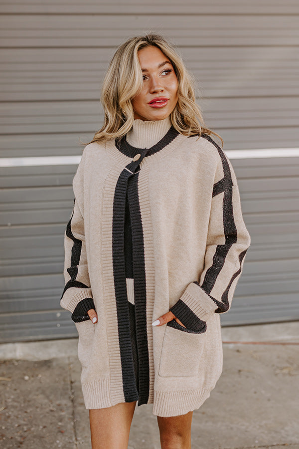 Ultimate Manhattan Chic Knit Cardigan