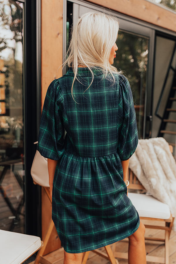 Chic & Timeless Plaid Mini Dress - Premium Style