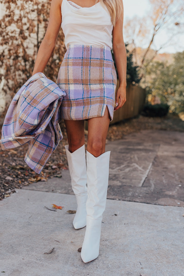 Ultimate Falling For You Plaid Skirt - Premium Style & Comfort