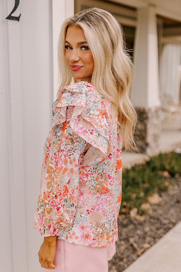 Ultimate Elegance Floral Blouse