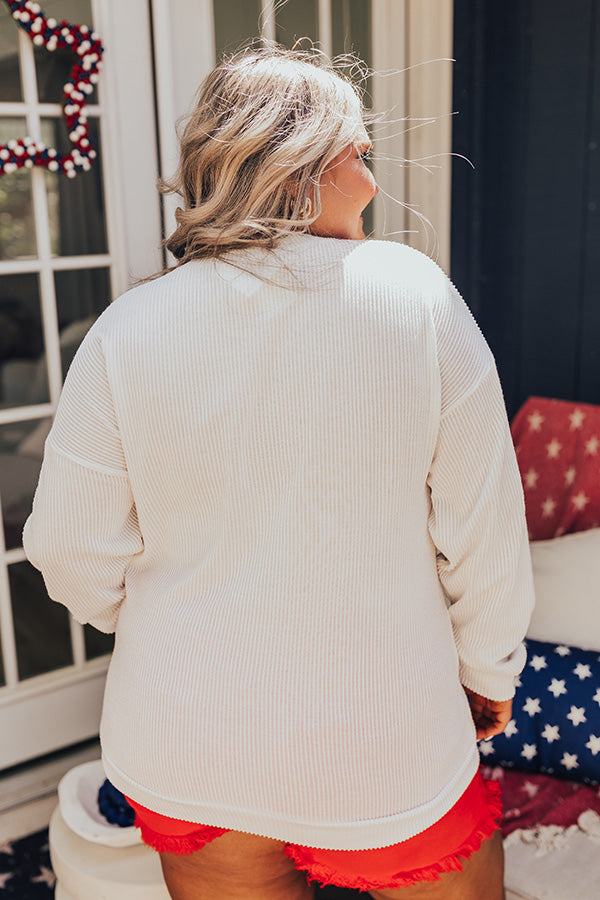 Premium Ribbed Sweatshirt - Ultimate Comfort & Style