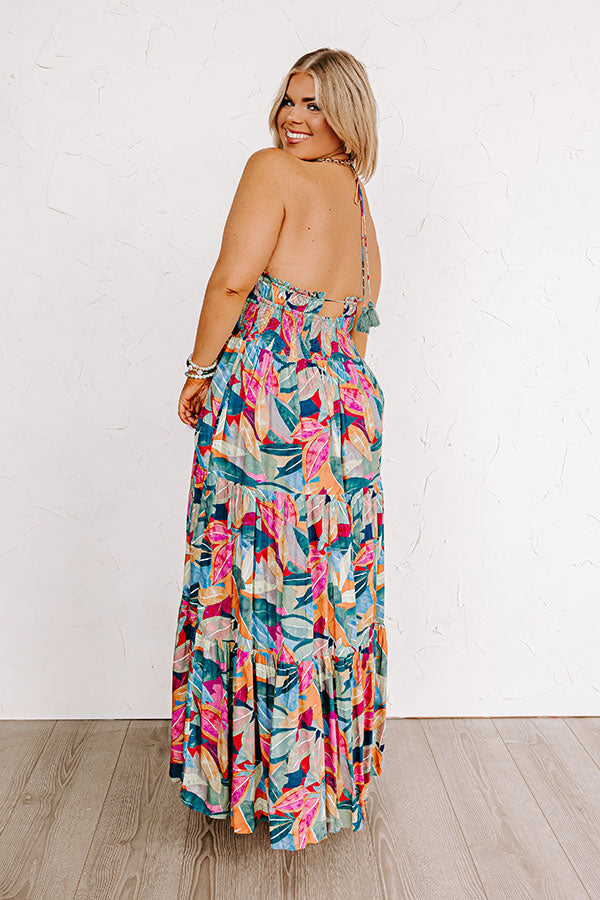 Premium Tropical Fizz Maxi Dress - Ultimate Summer Style