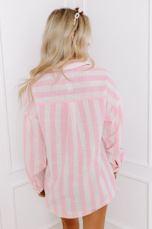 Premium Striped Button-Up Shirt for Effortless Style