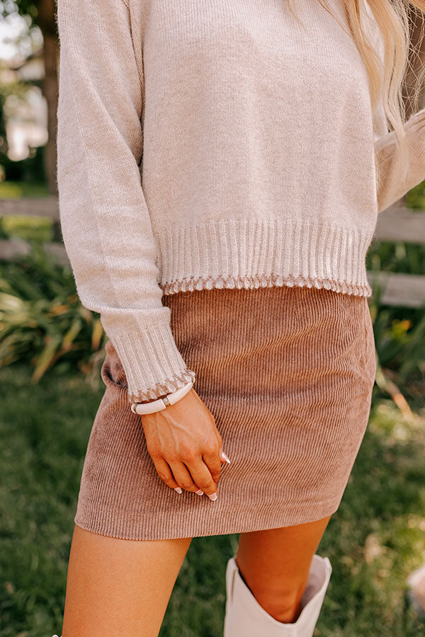 Premium Chia Latte Wool-Blend Sweater - Ultimate Autumn Style