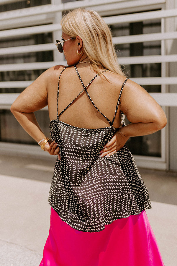 Premium Plus Size Feel The Beat Shift Tank – Ultimate Comfort & Style