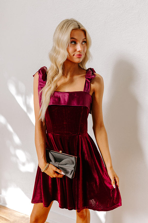 Ultimate Glamour Velvet Mini Dress