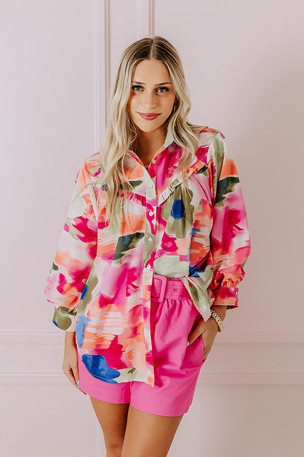 Ultimate Spring Vibes Button-Up Shirt