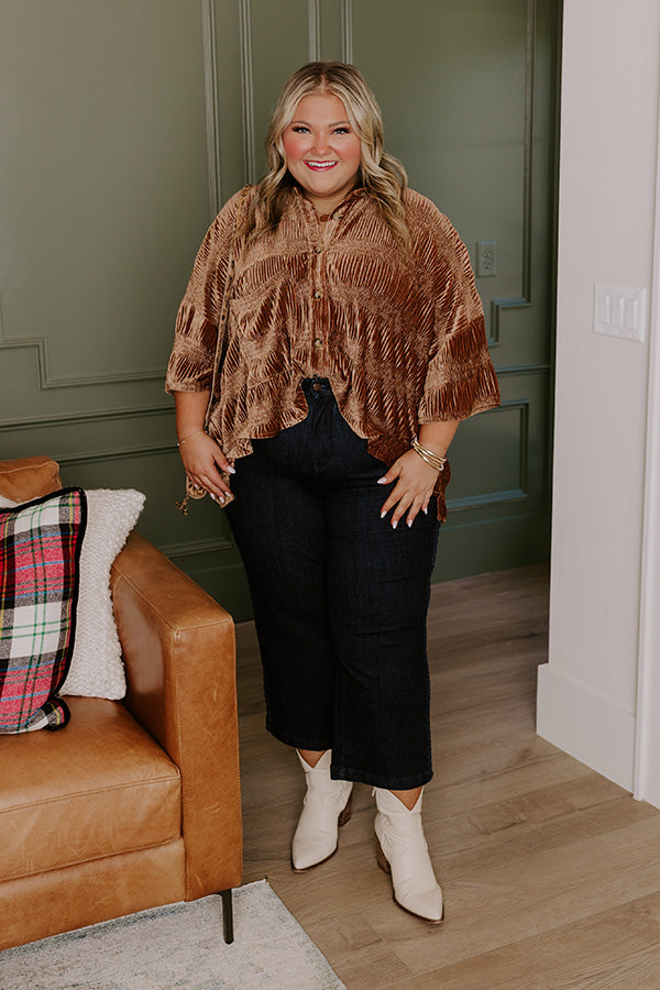 Premium JUDY BLUE Kinsley High Waist Wide Leg Jeans for Curves