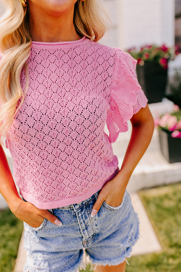 Premium Sweet Tea Sippin Knit Top - Ultimate Relaxation Style