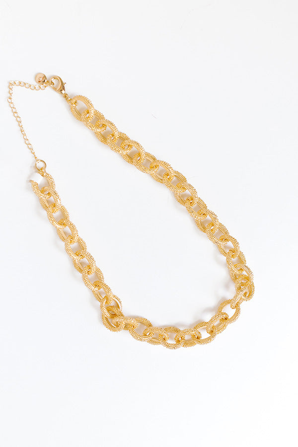 Premium Luxe Link Necklace - Adjustable & Stylish