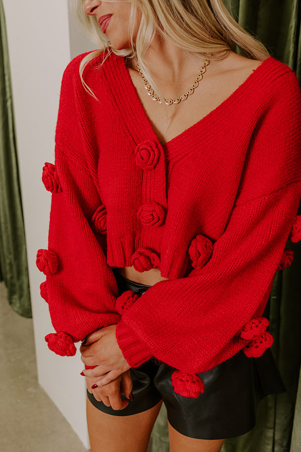 Premium Floral Knit Sweater Top - Ultimate Comfort & Style