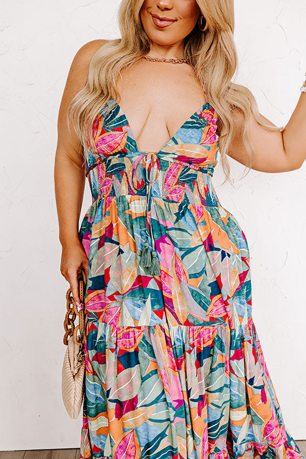 Premium Tropical Fizz Maxi Dress - Ultimate Summer Style