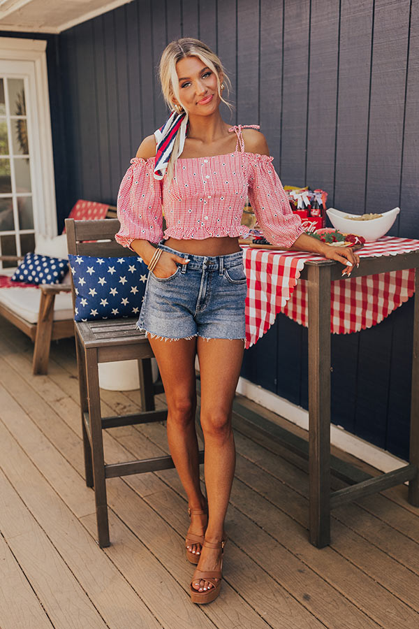 Ultimate Patriotic Gingham Top - Celebrate in Style