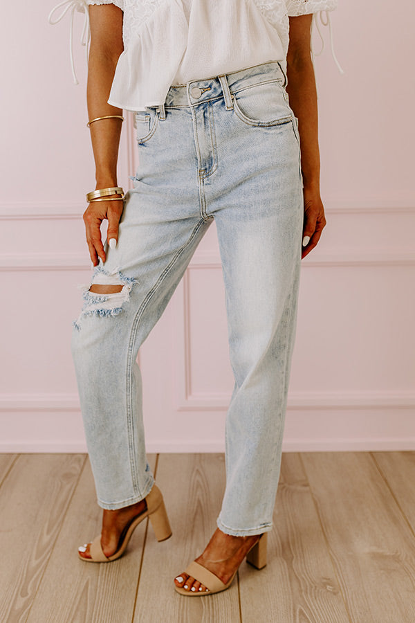 Ultimate High Waist Bolt Jeans - Light Wash Edition