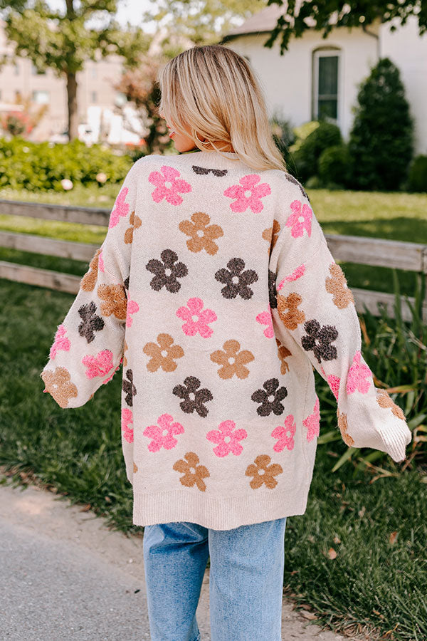 Ultimate Cozy Floral Cardigan - Curves Collection