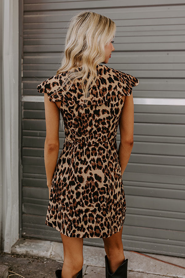 Ultimate Chic Leopard Print Mini Dress