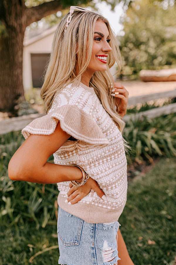 Ultimate Sweet As Sugar Knit Sweater Top