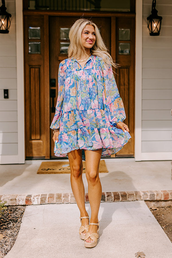 Ultimate Spring Symphony Floral Mini Dress