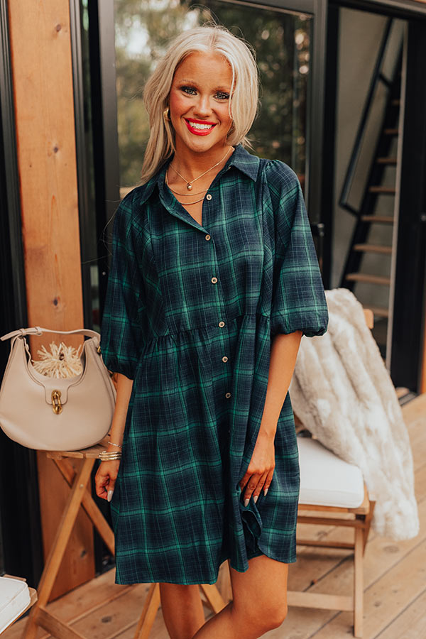 Chic & Timeless Plaid Mini Dress - Premium Style