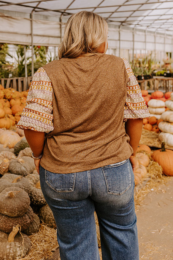 Premium Autumn Bliss Knit Top
