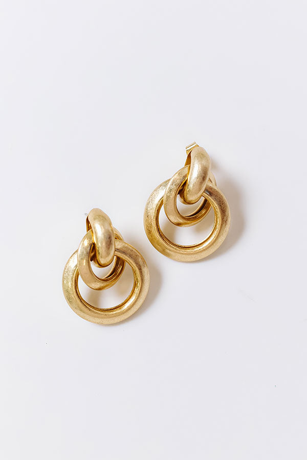 Ultimate Fashion Week Hoop Earrings - Premium Gold Finish