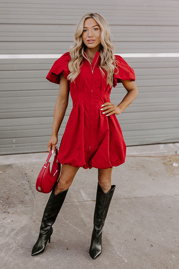 Ultimate She's Unforgettable Red Mini Dress - Premium Style for Every Occasion