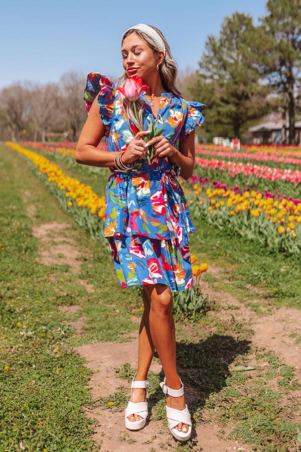 Premium Poppies Floral Maxi Dress