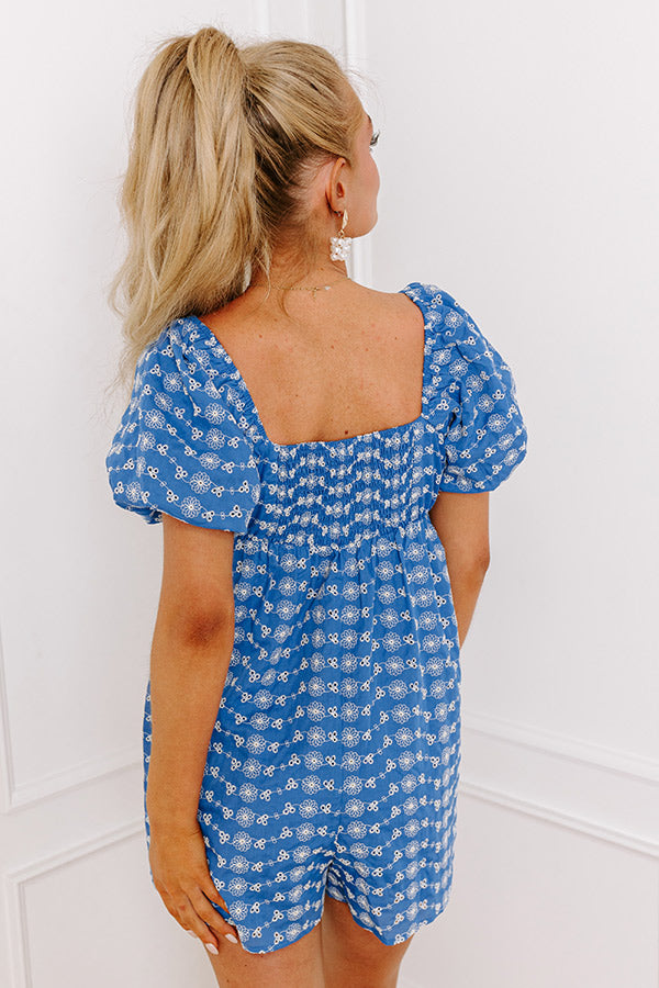 Premium Floral Embroidered Romper - Ultimate Summer Style
