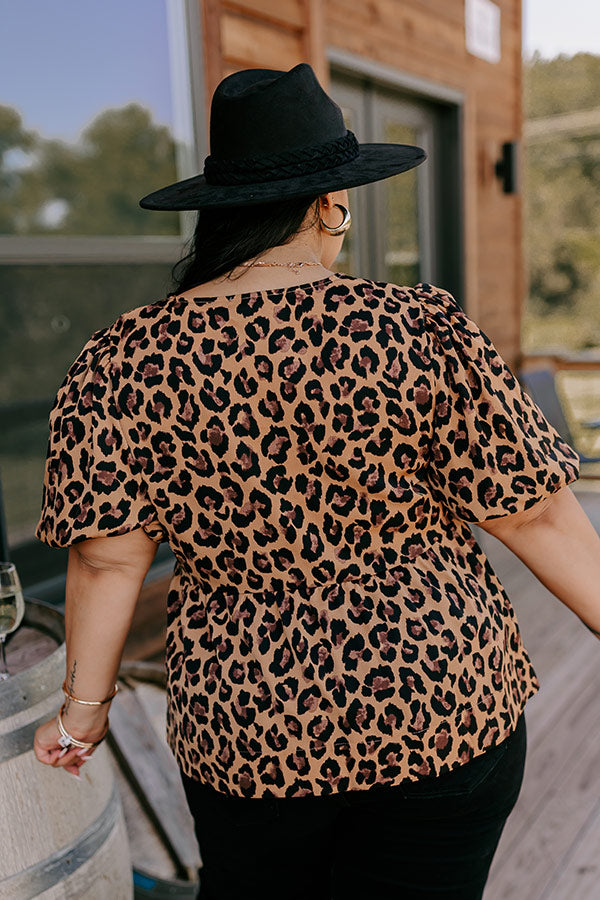 Ultimate Leopard Love Shift Top - Curves Edition