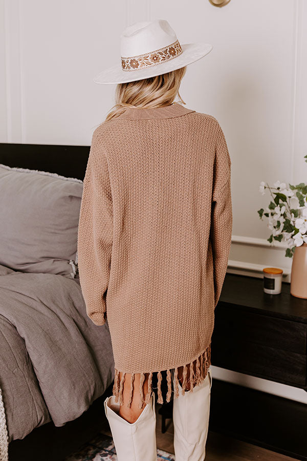 Premium Brown Sugar Knit Sweater Dress - Ultimate Fall Fashion