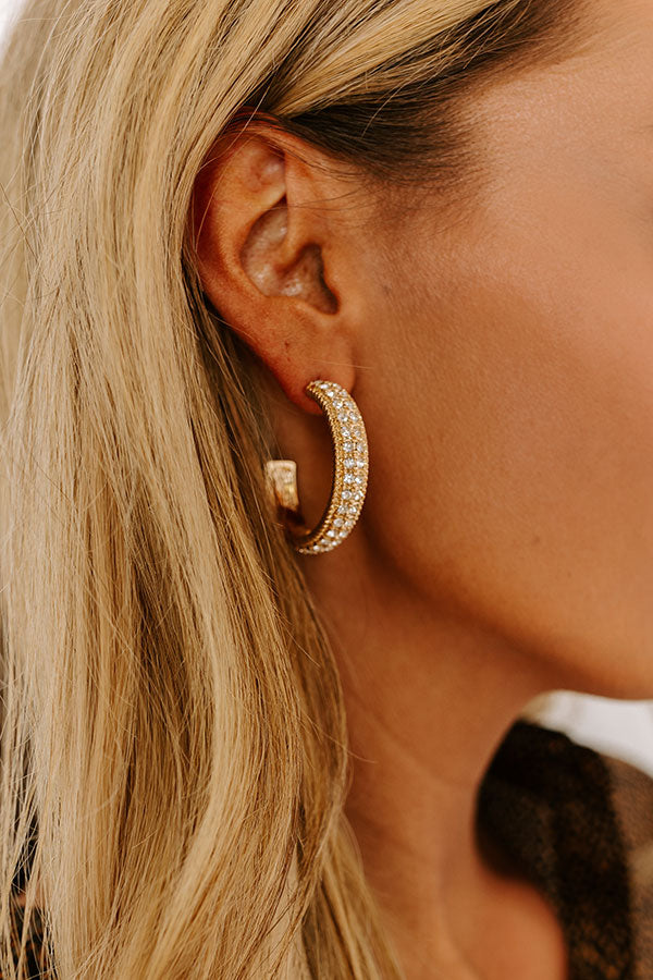 Premium Shine Bright Hoop Earrings - Ultimate Glam