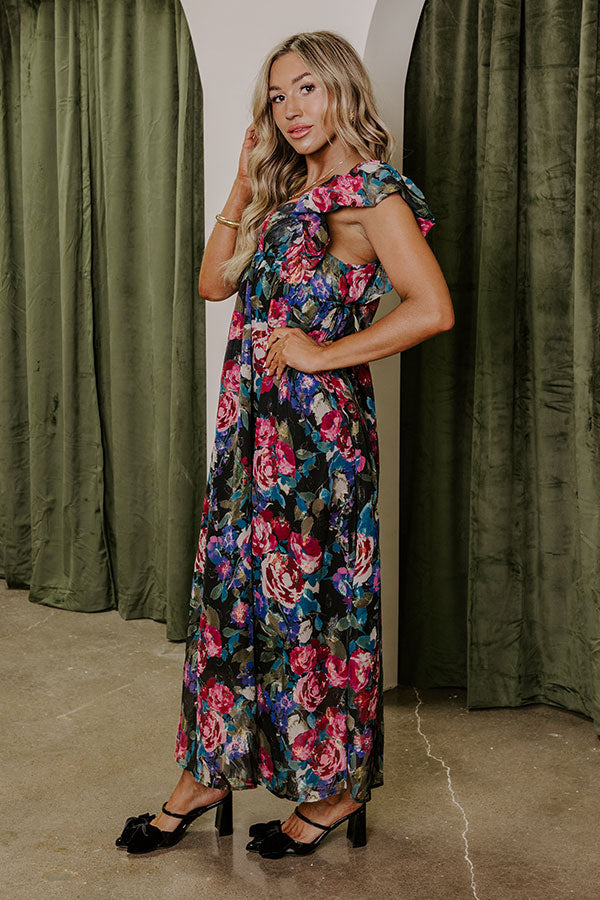 Ultimate Moonlit Garden Floral Maxi Dress