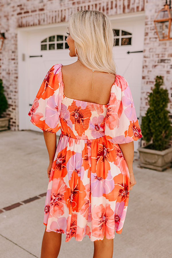 Ultimate Honolulu Date Night Floral Mini Dress