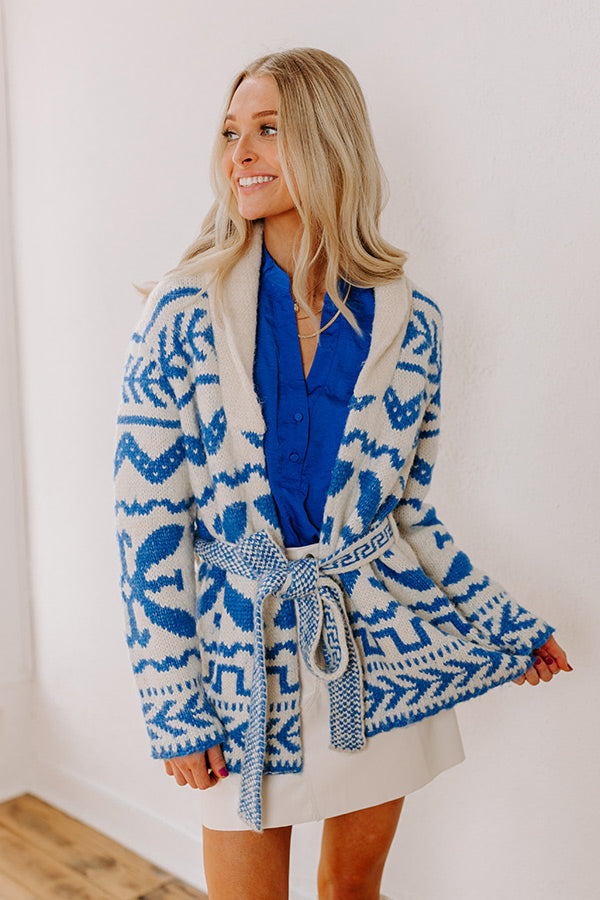 Premium Cozy Knit Cardigan - Ultimate Comfort in Blue