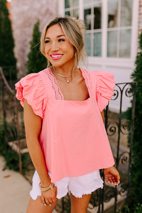 Premium Peach Shift Top - Ultimate Summer Style