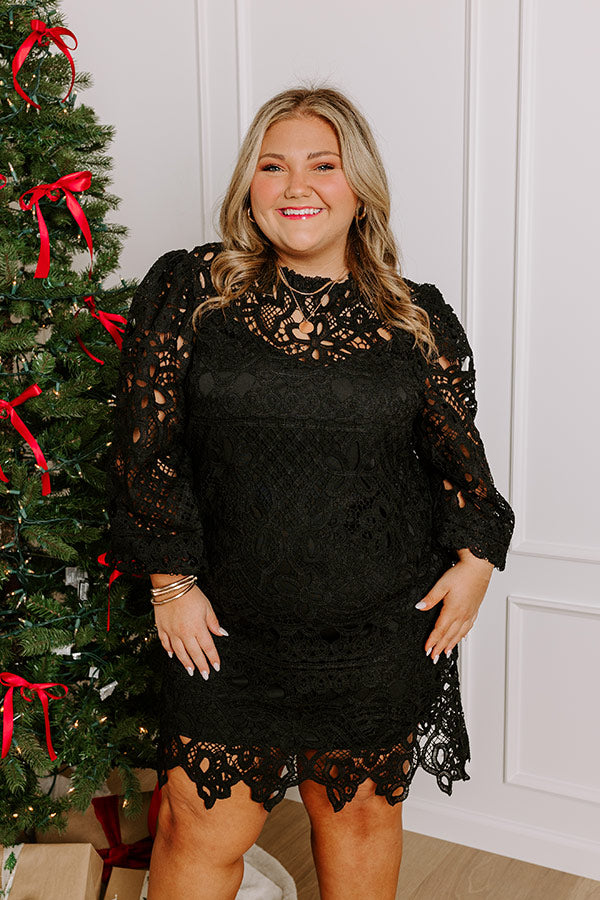 Ultimate Lace Mini Dress - Elegant & Versatile